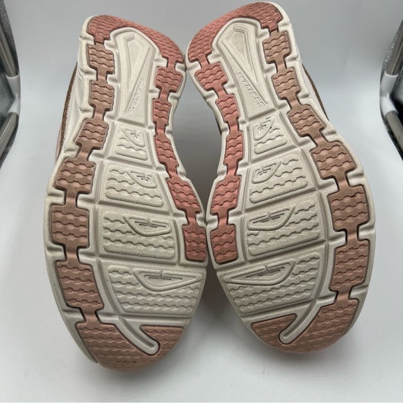 Sketchers Women’s D’lux Walkers Glorious Motion Pink Pink & Gold Shoes Size 8 - Picture 6 of 6